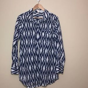 🌸 J. Crew top / coverup size large